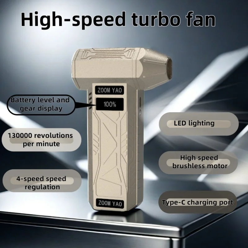 

Бесщеточный двигатель, высокоскоростная турбина, жестокий вентилятор, беспроводной портативный портативный, портативный, электрический дисплей, удаление пыли на открытом воздухе