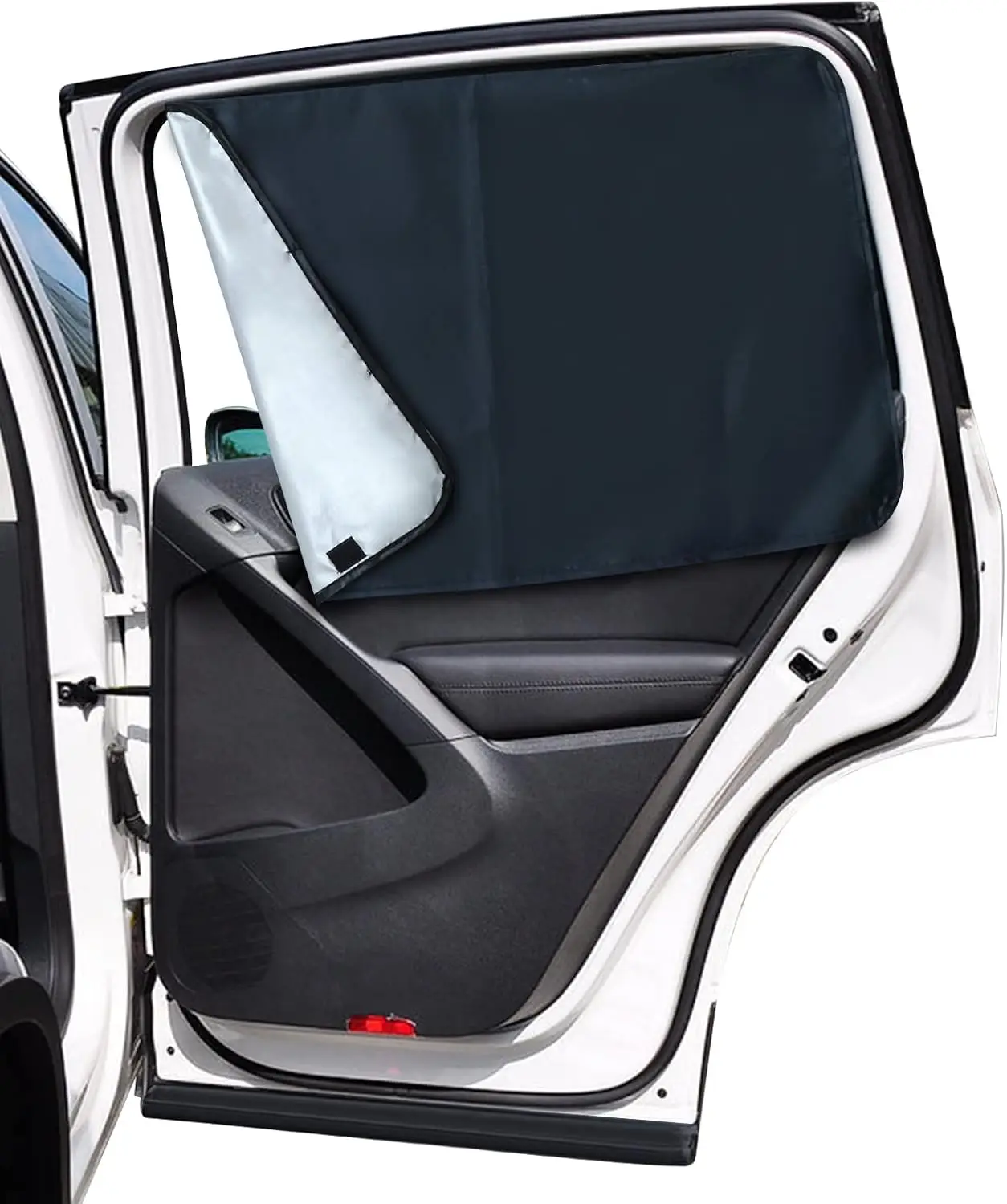 

Car Window Shades for Side Window (2 Pack) - 31.5x20 in - Blocks Heat & UV Rays