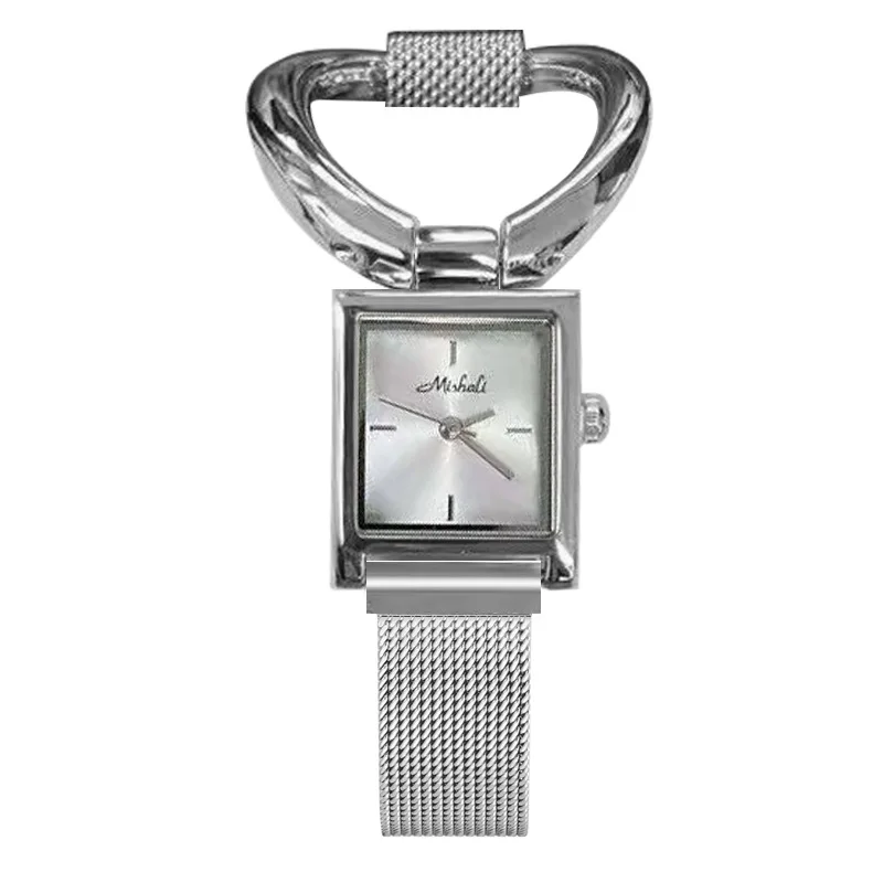 

Средневековые тканые пояса, квадратные ретро-нишевые женские часы, легкие роскошные женские часы с магнитной присоской