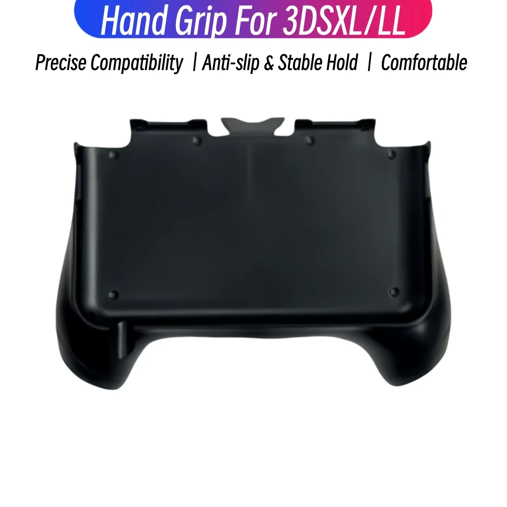 Black Anti-slip Grip Suitable For 3DS LL Hand Grip For 3DS XL Controller Grip Holder Hard Material with Kickstand
