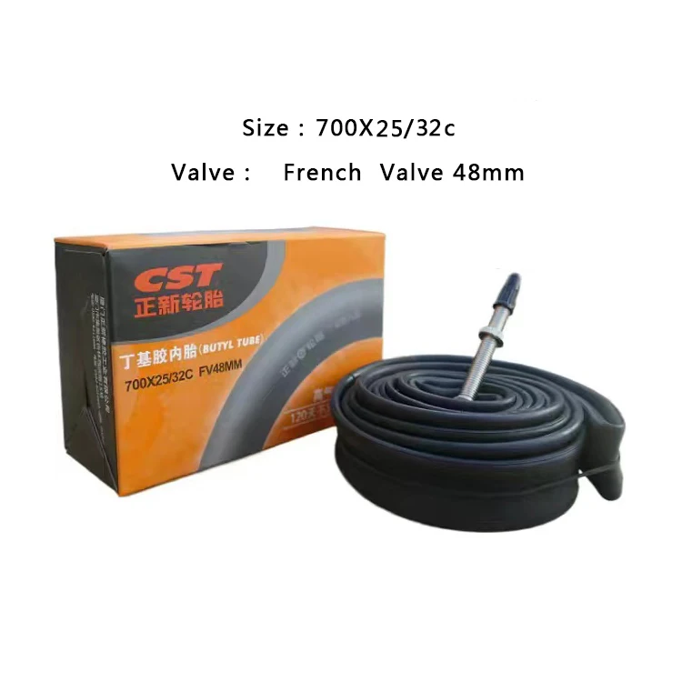 CST tube 700c 18c 25c 32 35c 43c SV FV  America French Valve bicycle bike inner tube inner tire tyre tube