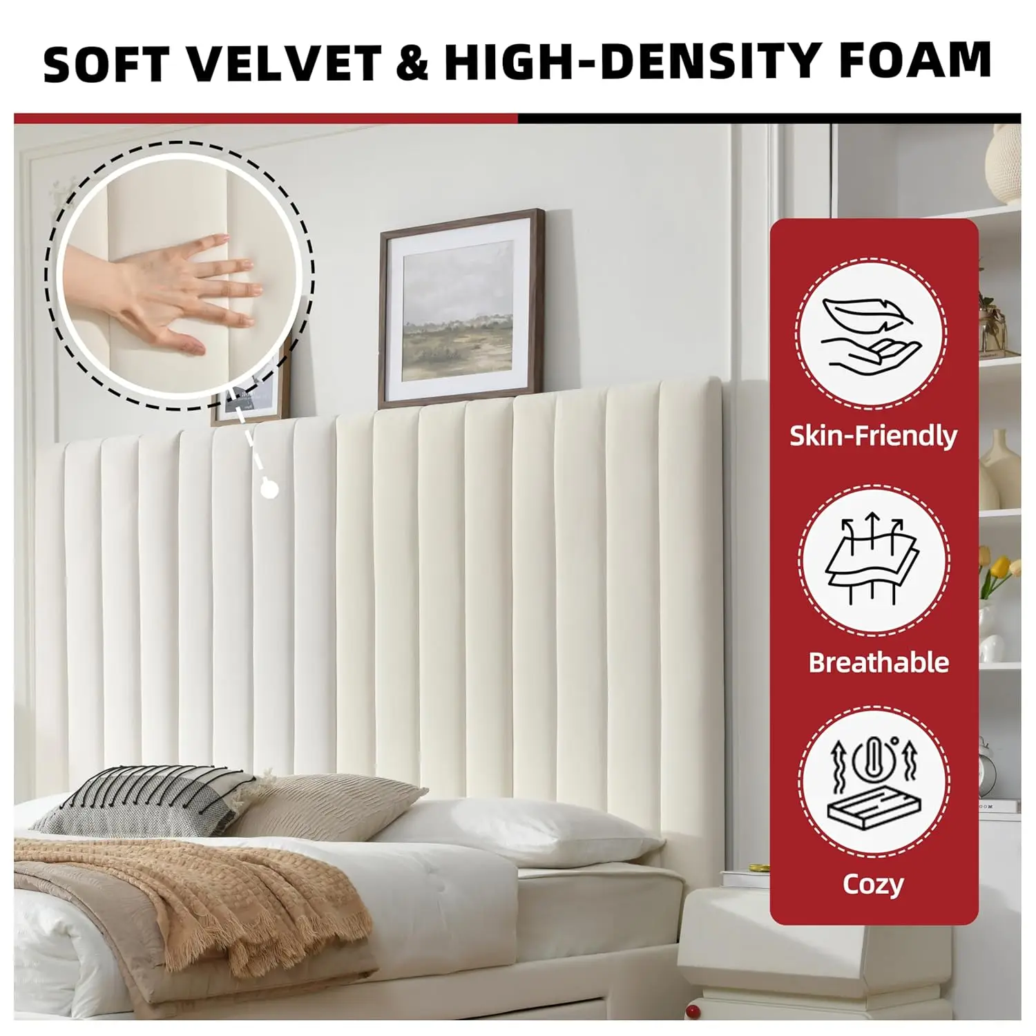 Thumbnail 4 - #29 Cheap Upholstered Headboards Worth Buying