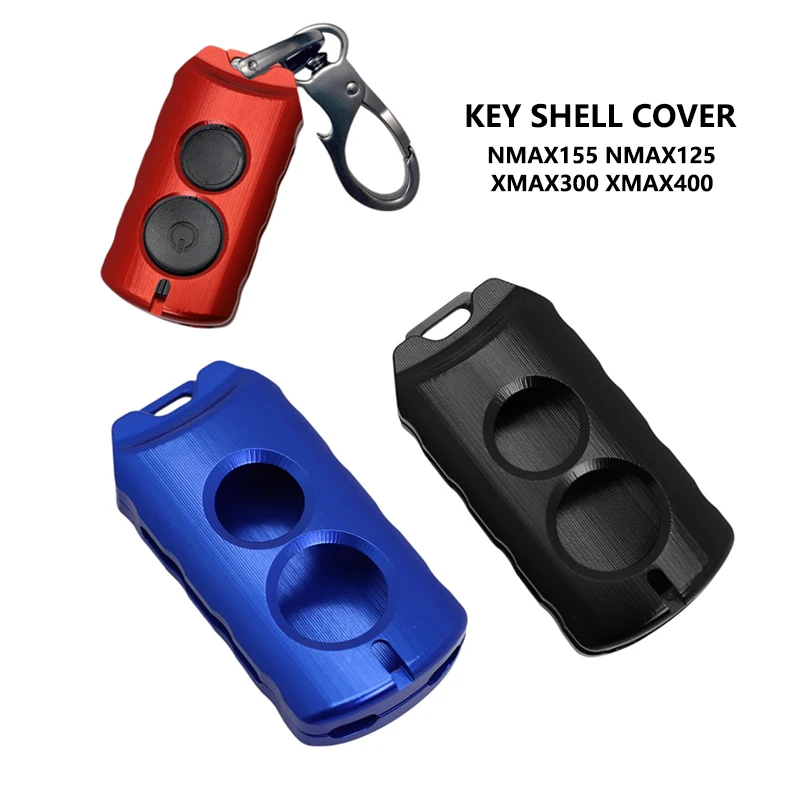 For Yamaha NMAX N-MAX 125 N-MAX 155 NMAX155 NMAX125 XMAX300 XMAX400 Motorcycle CNC Aluminum Key Shell Cover Case Accessories