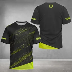 High-quality Quick Dry Men's Sports Top T-shirt 2024 Summer New Men's Tennis T-Shirts Breathable Badminton Short Sleeve Clothing