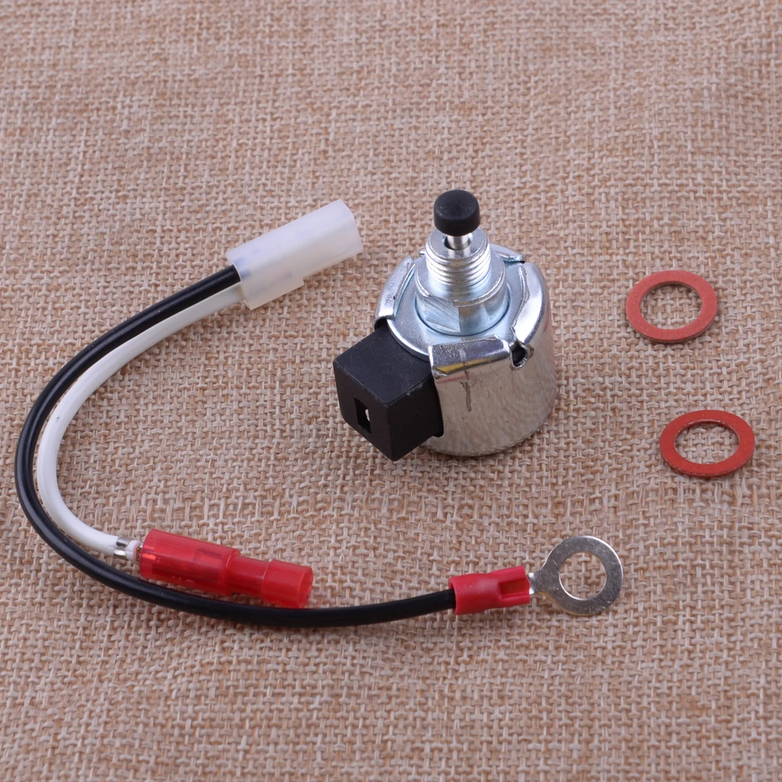 

LETAOSK 2 Pin Carburetor Fuel Solenoid Kit Gasket 1275733-S Fit For Kohler CH11S-16127 CH11S-16134 CH16S-45509 Engine