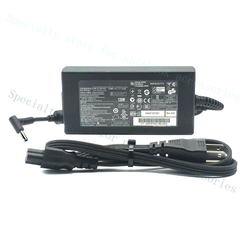 A+ NEW Genuine 120W AC For HP Pavilion 15-bc200 732811-001 710415-001 HSTNN-LA25