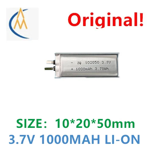 buy more will cheap Manufacturer supplies polymer lithium battery 102050-1000mAh LED full capacity with protection board