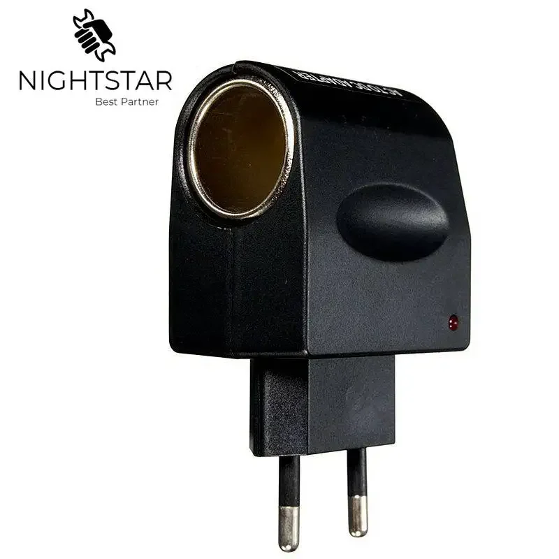 220V AC to 12V DC Car Cigarette Lighter Wall Power Socket Plug Adapter Converter EU Adapter Socket