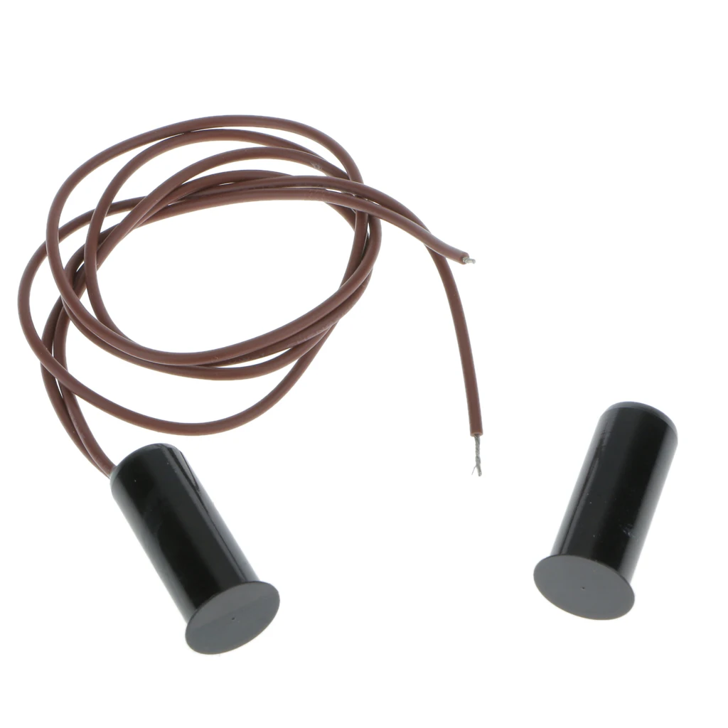 Window Door Magnet Contact High Sensitivity Home Security System Switch Water Resistant for Smart Home Metal Entryways