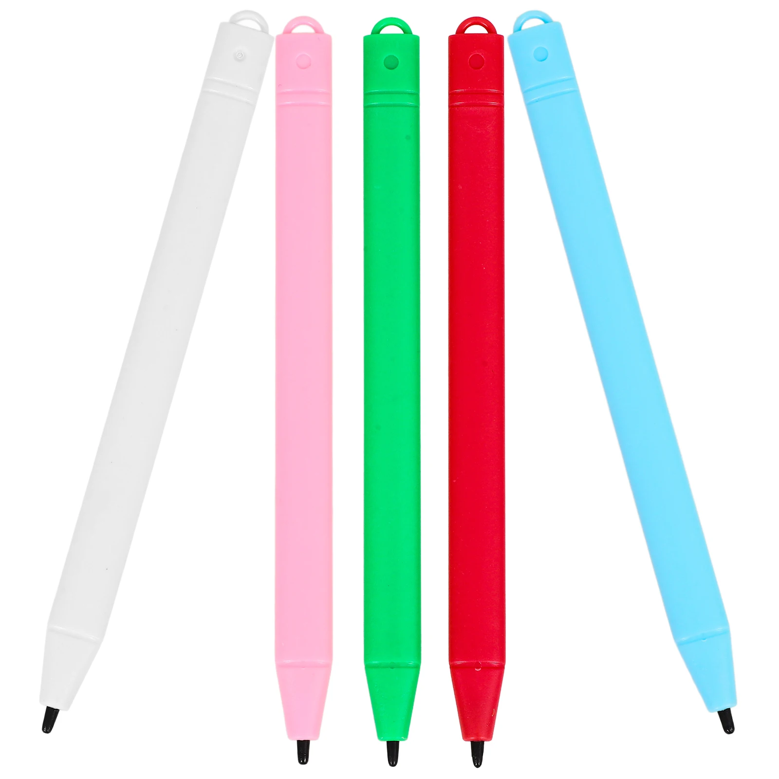 

5 Pcs LCD Writing Tablet Pen Doodle Board Conductive Rubber Stylus Drawing Painting Touchscreen Red Green White Blue Pink High