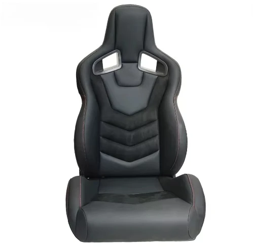 

Sportster GT Black Fiberglass Comfortable Racing Luxury Leather Fabric Auto Car Vehicle Seats Carbon Fiber Bucket Seat