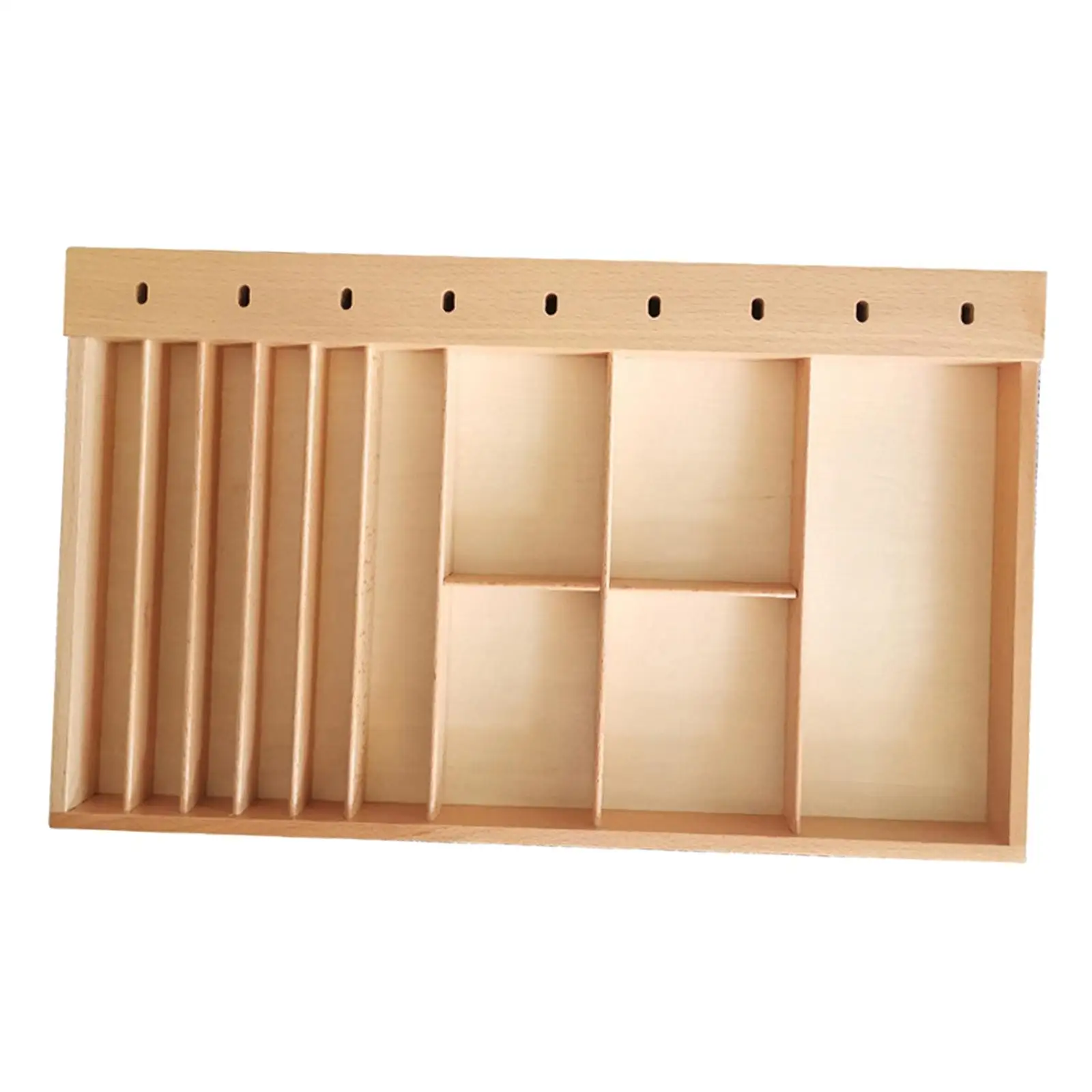 Teaching Aid Box Portable Unfinished Rectangular Paper Crafts Storage Box for Necklace Earrings Paper Small Blocks Crafts