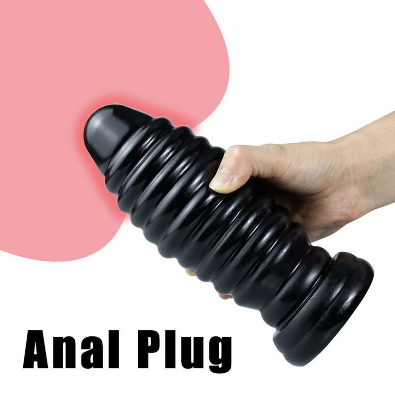 3XLR Sex Machine Attachments Huge soft Butt Plug Large Anal Trainer Realistic Dildo adult Masturbation Toys Vac-U-Lock Connector