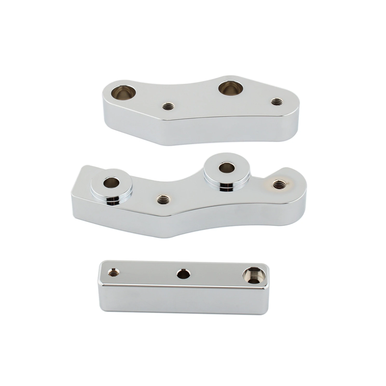 3PCS Motorcycle Footboard Relocator For Harley Davidson Softail Slim FLSL Fat Boy 114 FLFBS Deluxe FLDE
