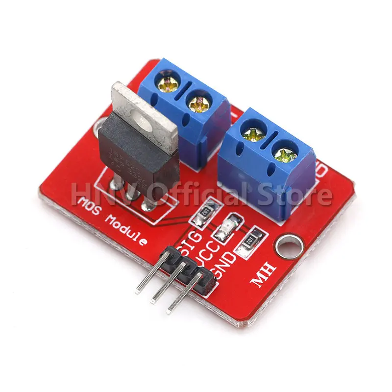 0-24V Top Mosfet Button IRF520 MOS Driver Module For Arduino MCU ARM  pi