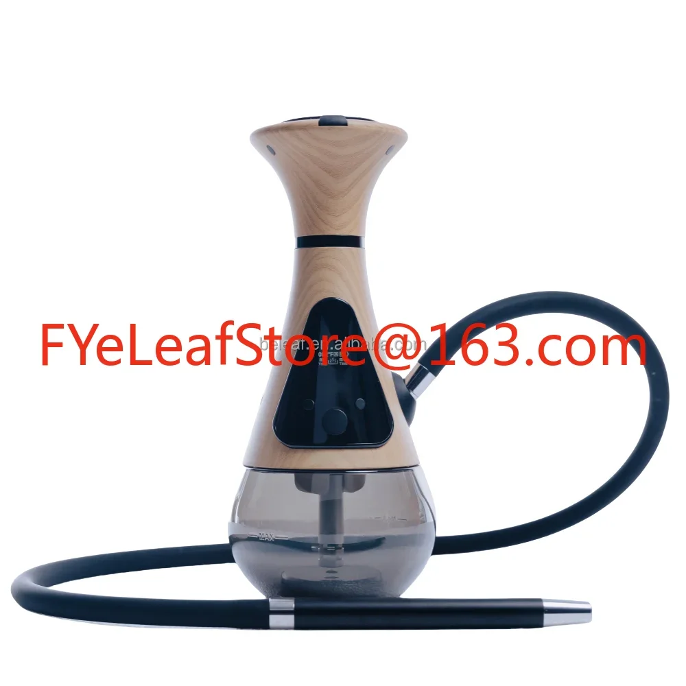 

5 шт. роскошный портативный электрический кальян высокого качества из нержавеющей стали, зеркальное стекло, удобный набор для взрослых, подарочная коробка