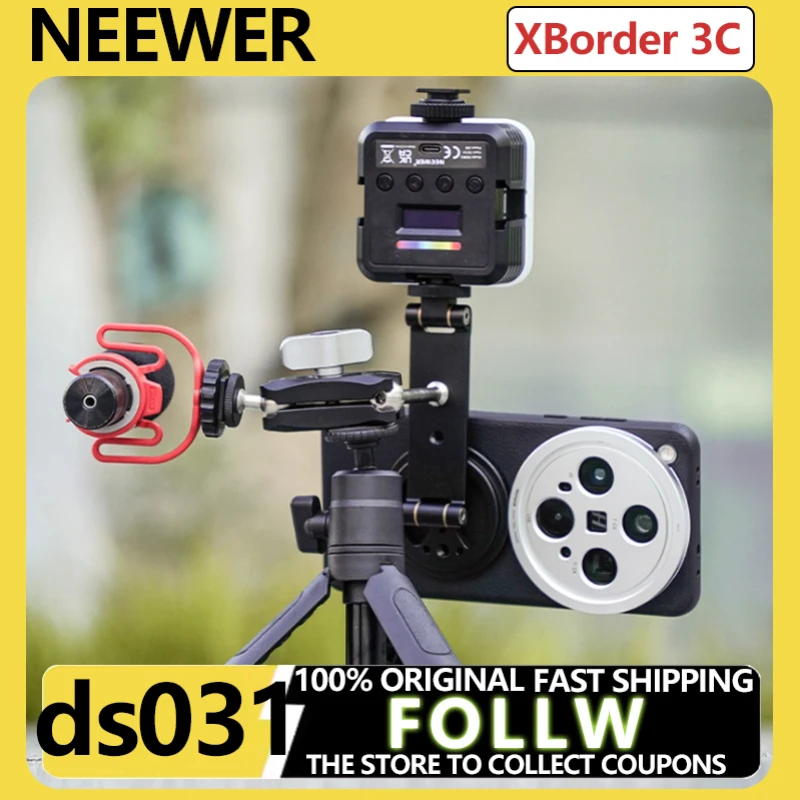 

New in Stock Neewer Universal Magsafe Foldable Phone Mount for Camera Hot Shoe Portable Bracket for Live Stream Vlog Photo Gift