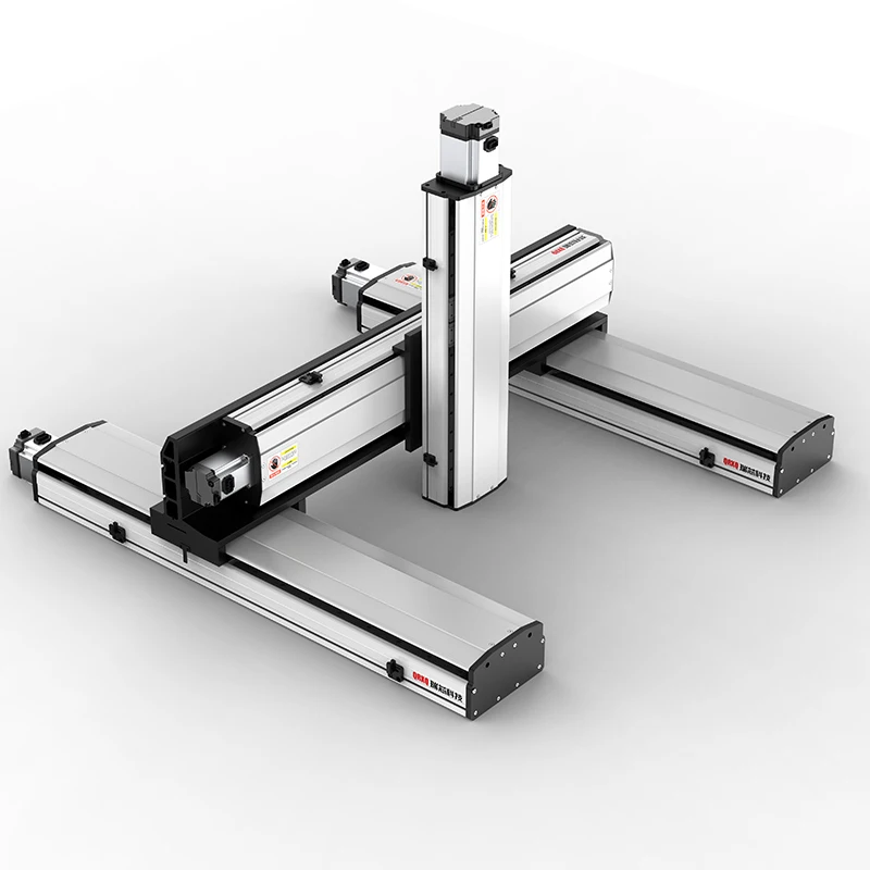 RXSB-XYZ-L Heat-Resistant High Accuracy Ball Screw Actuator Motorized  Axis Linear Guide Rail Motion Semi-enclosed Stage