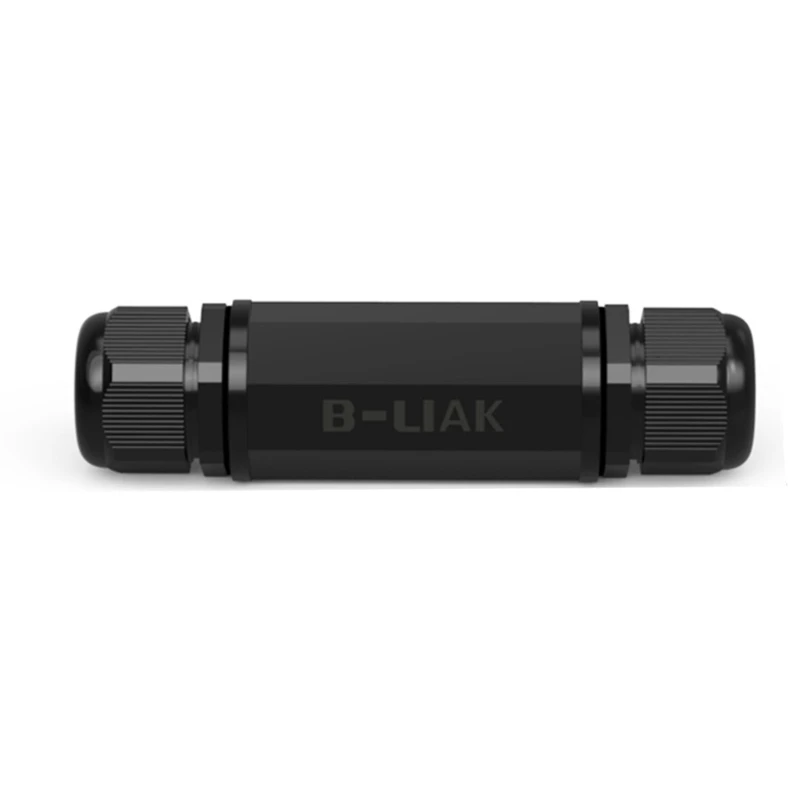 

652F Наружный RJ45 Водонепроницаемый разъем Cat5/5e/6 8P8C Ethernet-кабель с двойной головкой Наружный соединительный адаптер