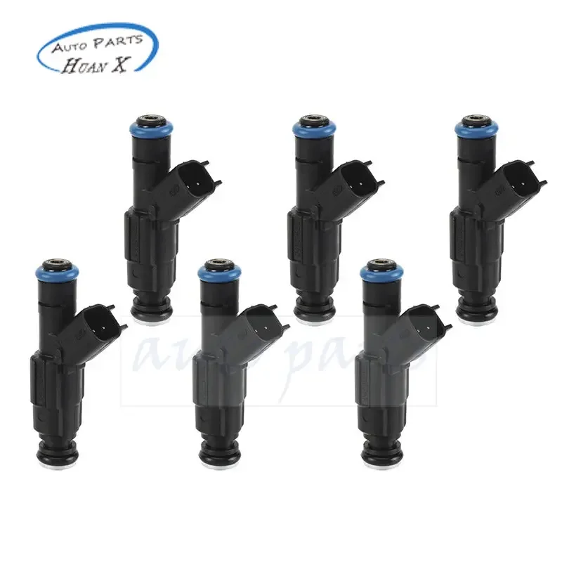 

6pcs 0280155784 Auto Fuel Injectors for Jeep Cherokee Wrangler 4.0L 99-04 4854181 4667938 Car Accessories
