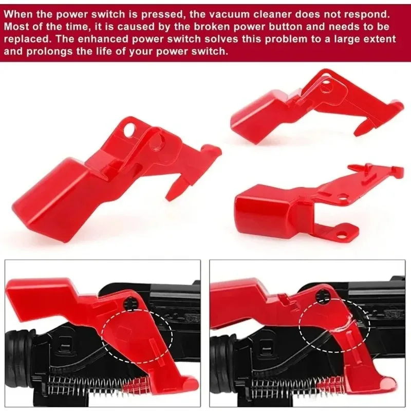 For  Vacuum Cleaner Switch Button Red Button Repair Tool  Dyson V10 V11 SV12 SV14 Super Trigger Power Switch Button