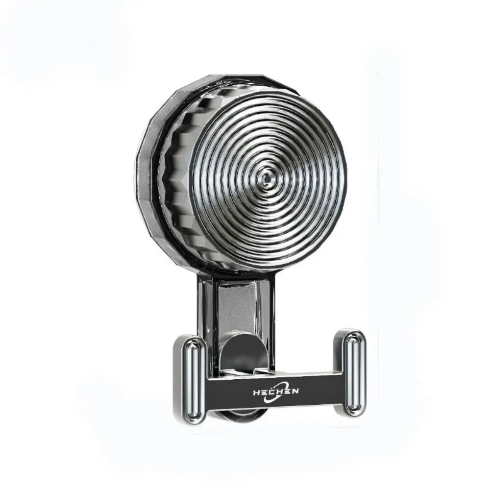 Traceless شفط كأس هوك الحرة اللكم مقاوم للماء الدورية خطاف ملابس هوك مزدوج فراغ جدار هوك مفاتيح الملابس #2