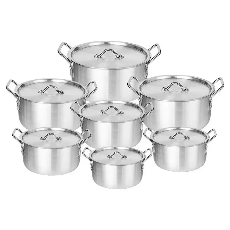 5/7 Piece Stainless Steel Cookware Set Durable non-stick and induction compatible kitchen pots and pans for modern cookware