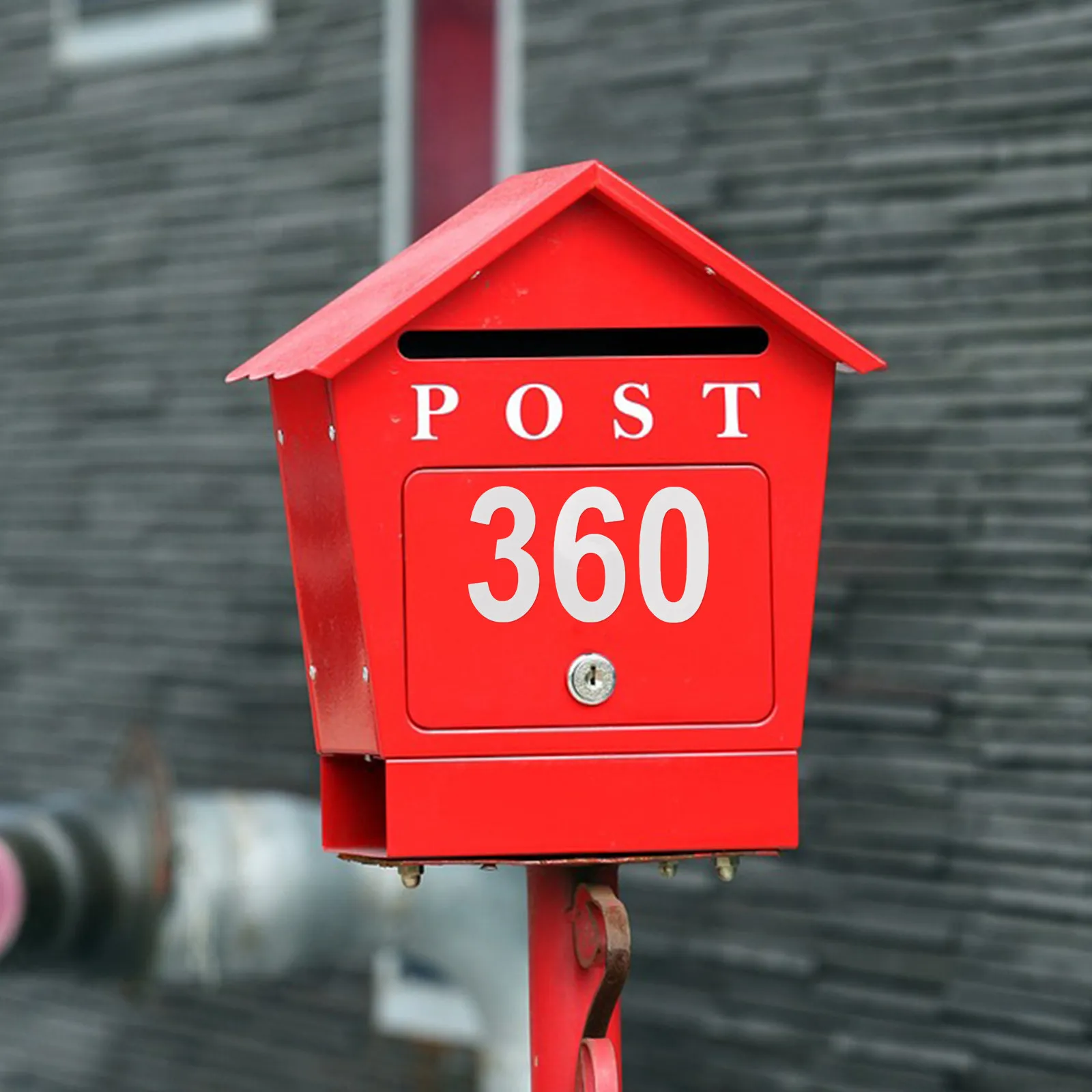 50 Pcs Stickers Number Decals Mailbox Address Glow in The Dark Letters Sign Topper