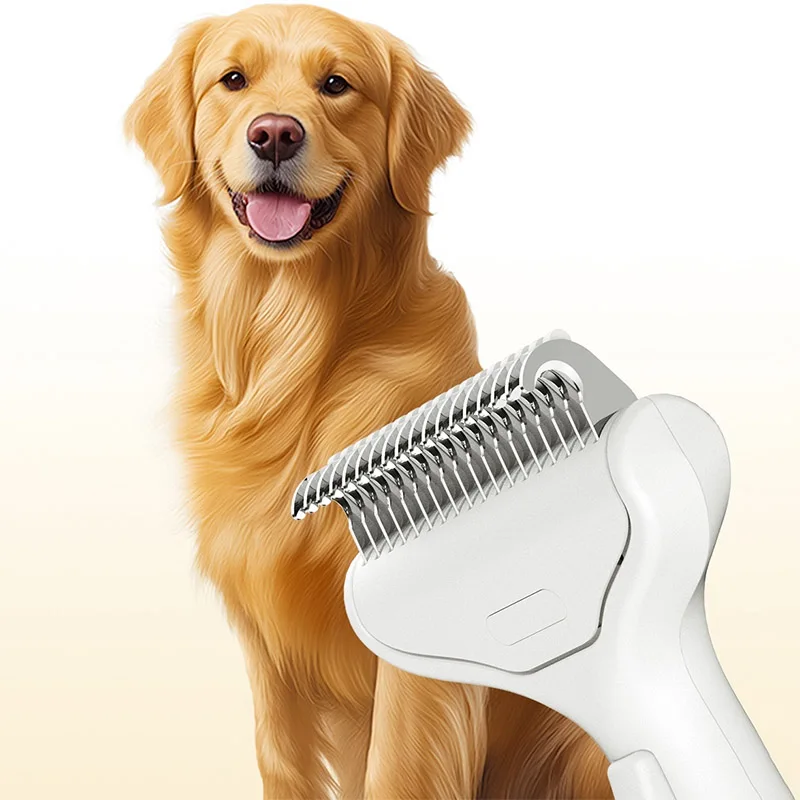 Curved Undercoat Deshedding Rake 4