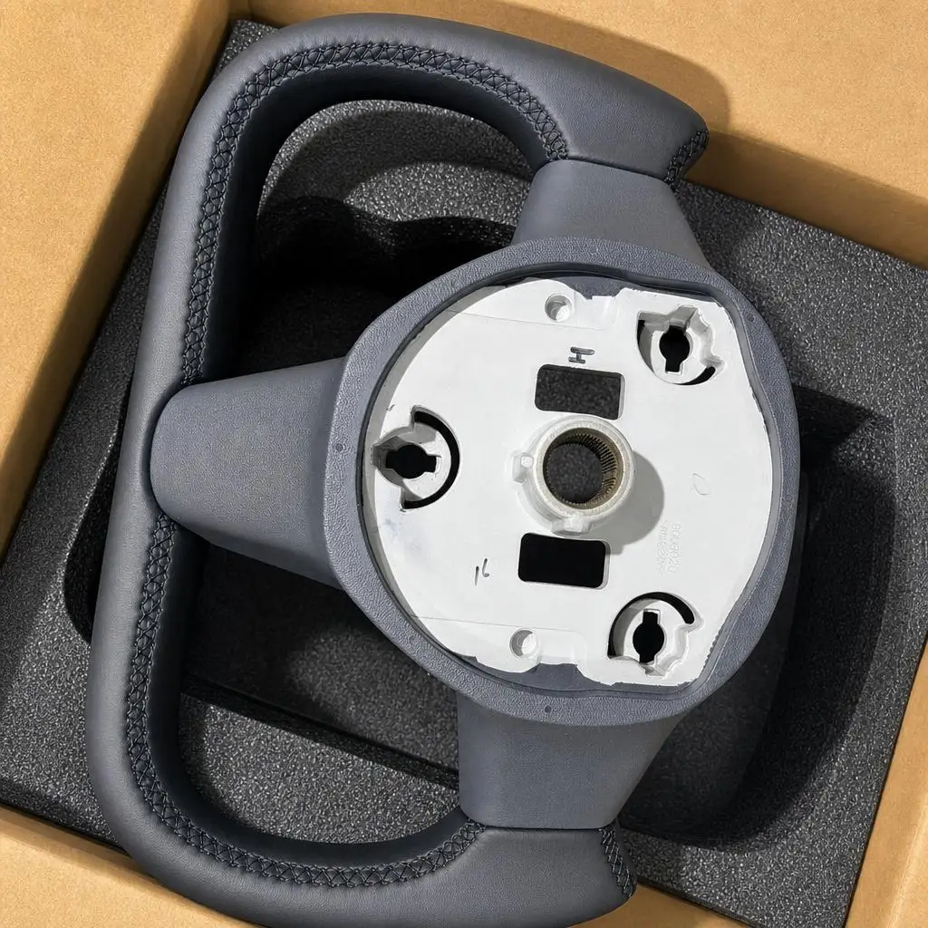Yoke Steering Wheel For Tesla Model Y 3 2016-2022 Model Y 2020-2024 Heating With Heated Black Car Accessories