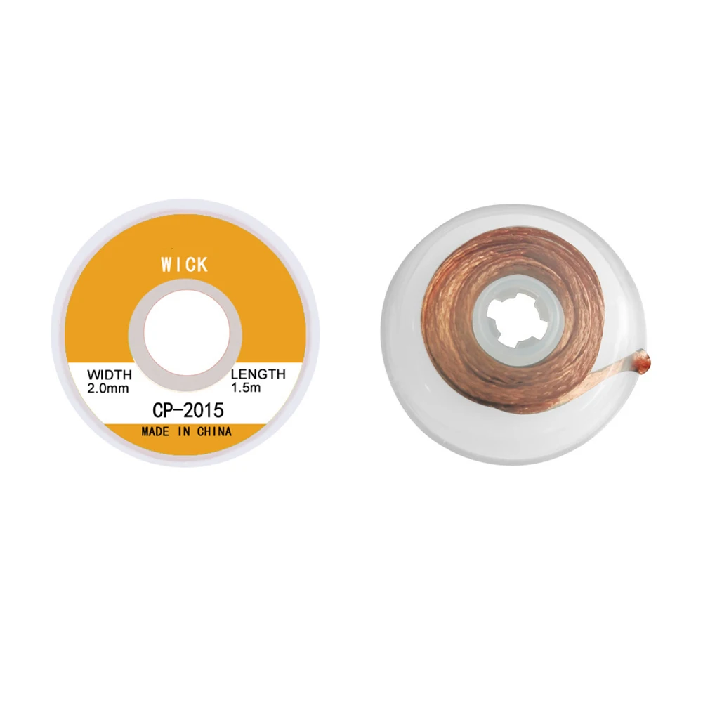 Desoldering Mesh Braid Tape Copper Solder Remover Wire Soldering Wick Tin Lead Cord Flux BGA Repair Soldering Tools Accessories