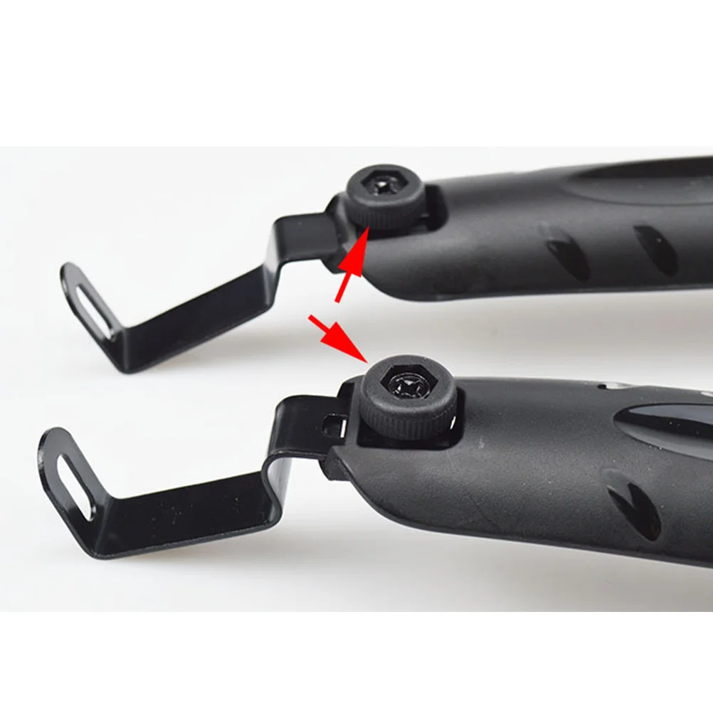 2pcs Mud Guard Foldable Bike Rear Front Quick Release For Mountain Bicycle 40-46Cm Wheel Diameter Cycling Light