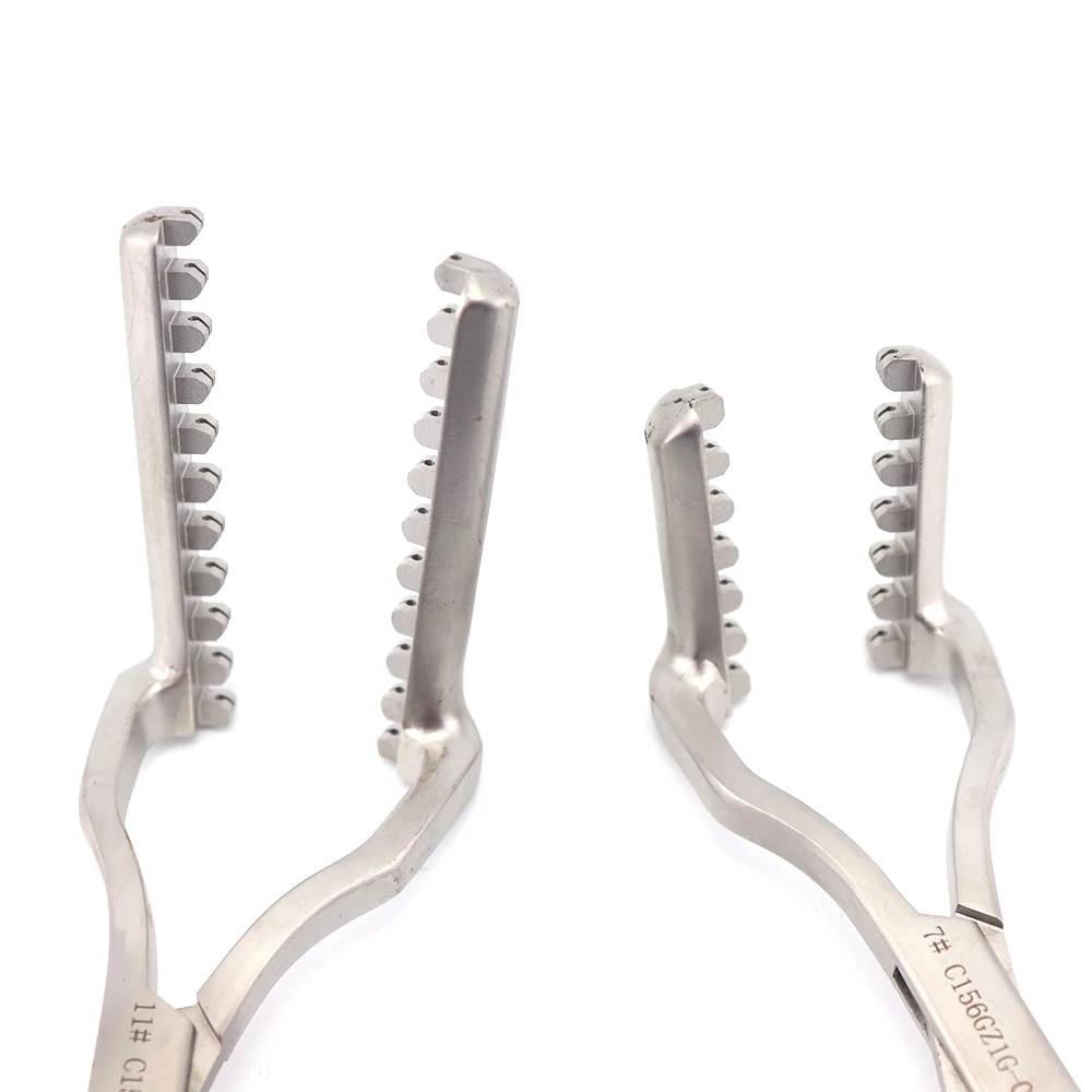 Medical Surgical Purse String Suture Clamp Stainless Steel Forceps