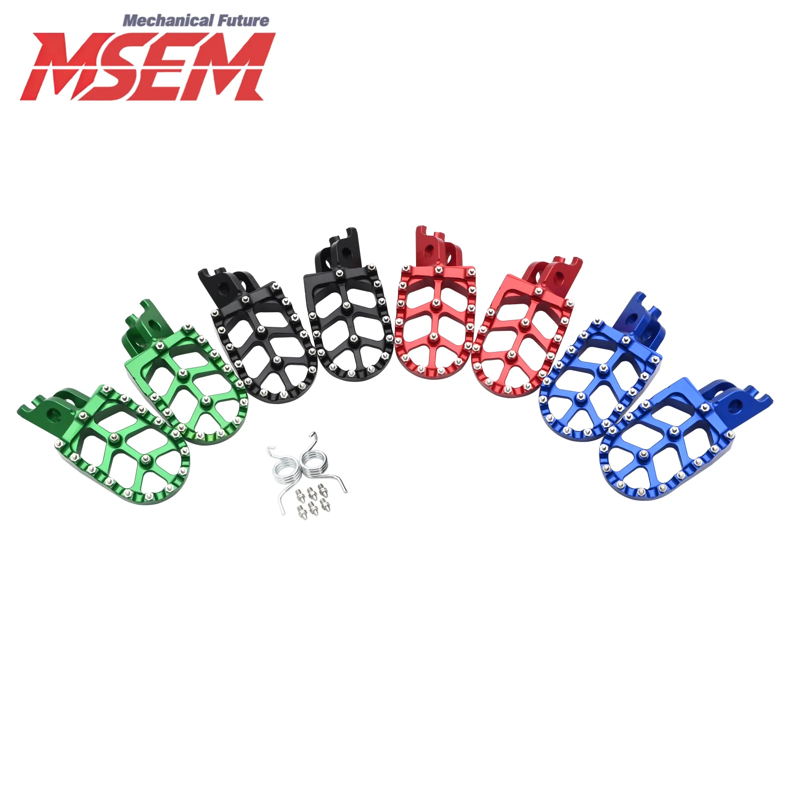 For KAWASAKI KX250 KX250F KX450 KLX450R KX450X/F 2006-2022 Dirt Bike Motorcycle CNC Foot Rests Footrest Footpegs Pegs Pedals