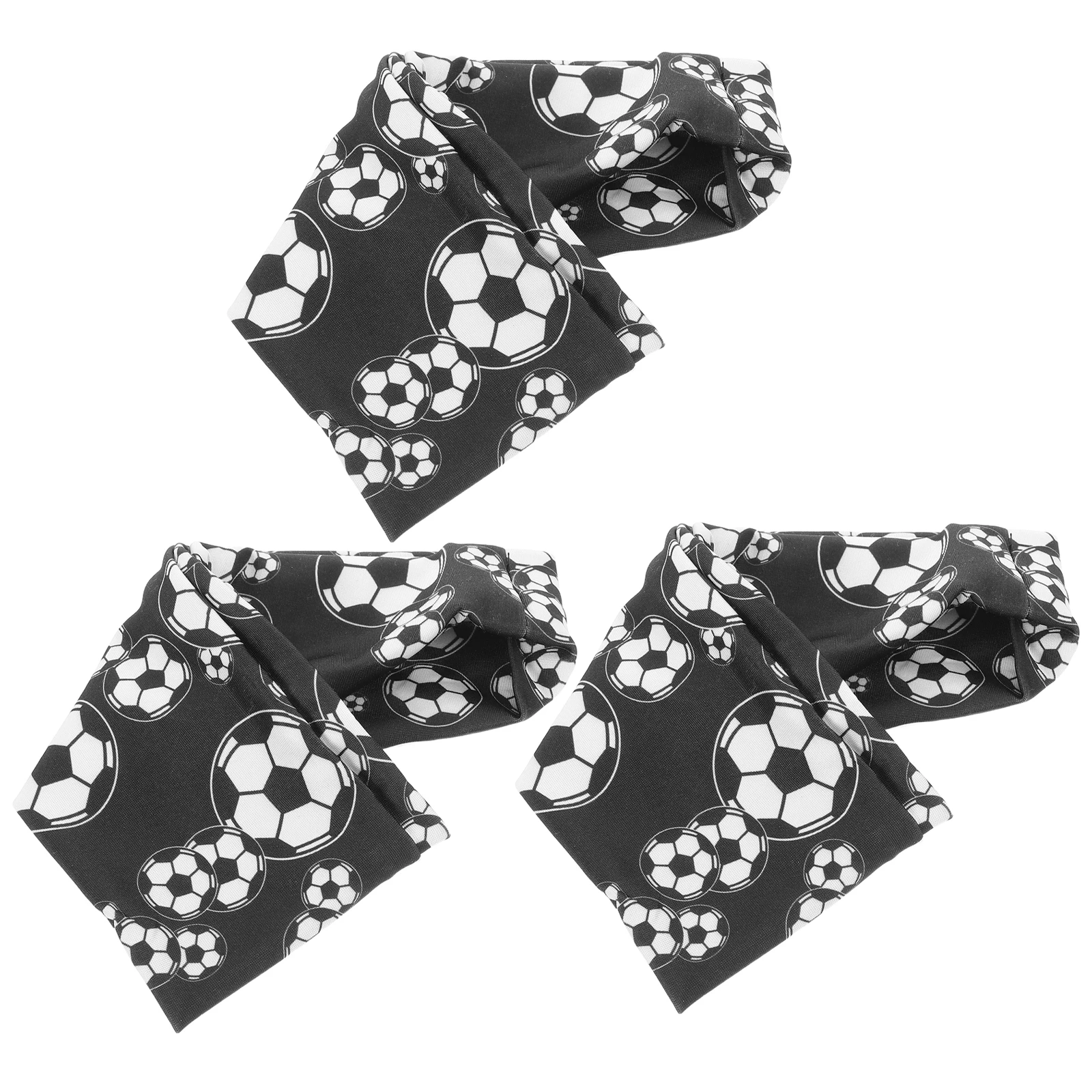 

3pcs Sports Sweat Headband Elastic Polyester Unisex Running Gym Tennis Workout Hairbands Absorb Sweat