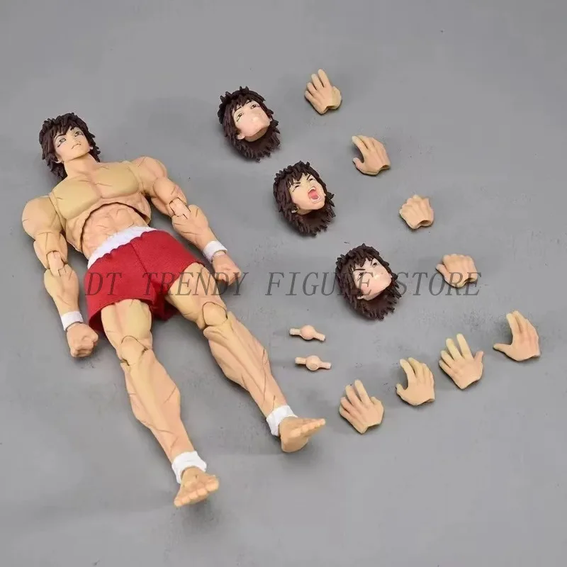 17cm Anime Baki Hanma Baki Kibk Son Of Ogre Action Figure PVC Talented fighting boy Collection Model Ornaments Toys For Gifts