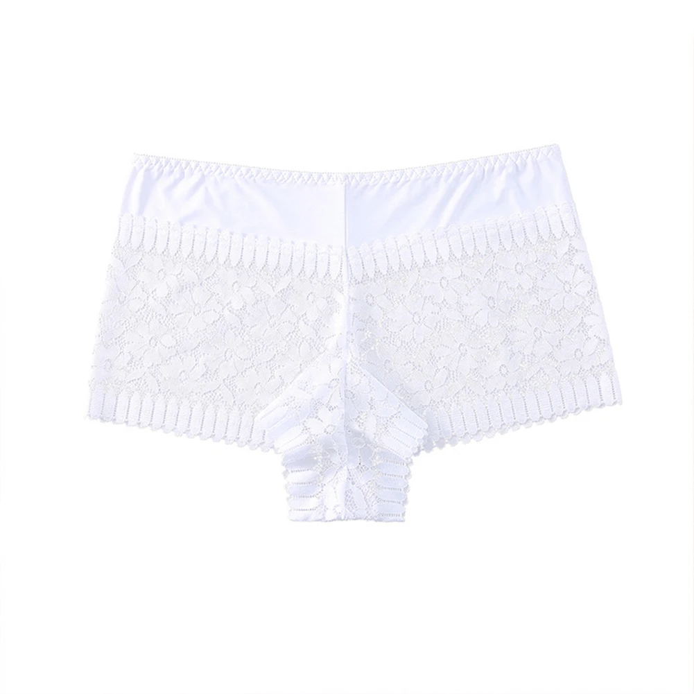 Mulheres rendas shorts sexy cuecas de cintura baixa senhoras moda floral renda roupa interior meninas calcinha íntima respirável briefs