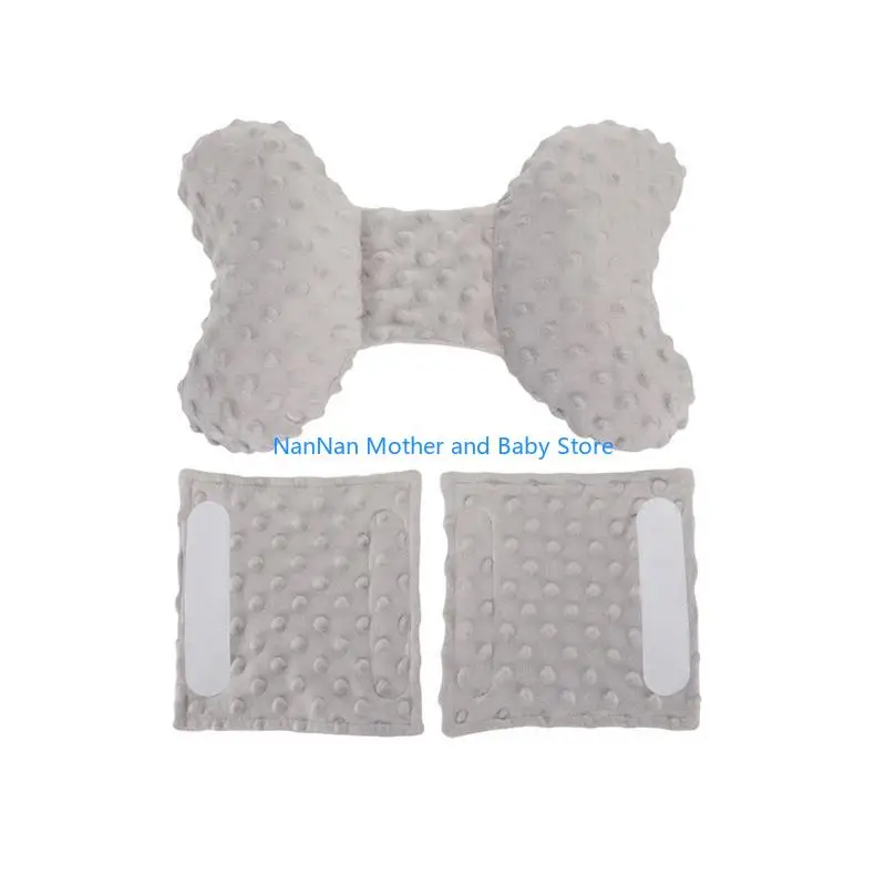 

Baby Car Head Support Infant Carseat Head Support & Strap Covers for Baby