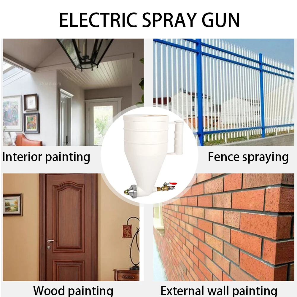 8mm/6mm/4mm Latex Paint Spray Exterior Wall Building Real Stone Paint Spray Gun Plastic Coated Cement Mortar Sprayer Machine