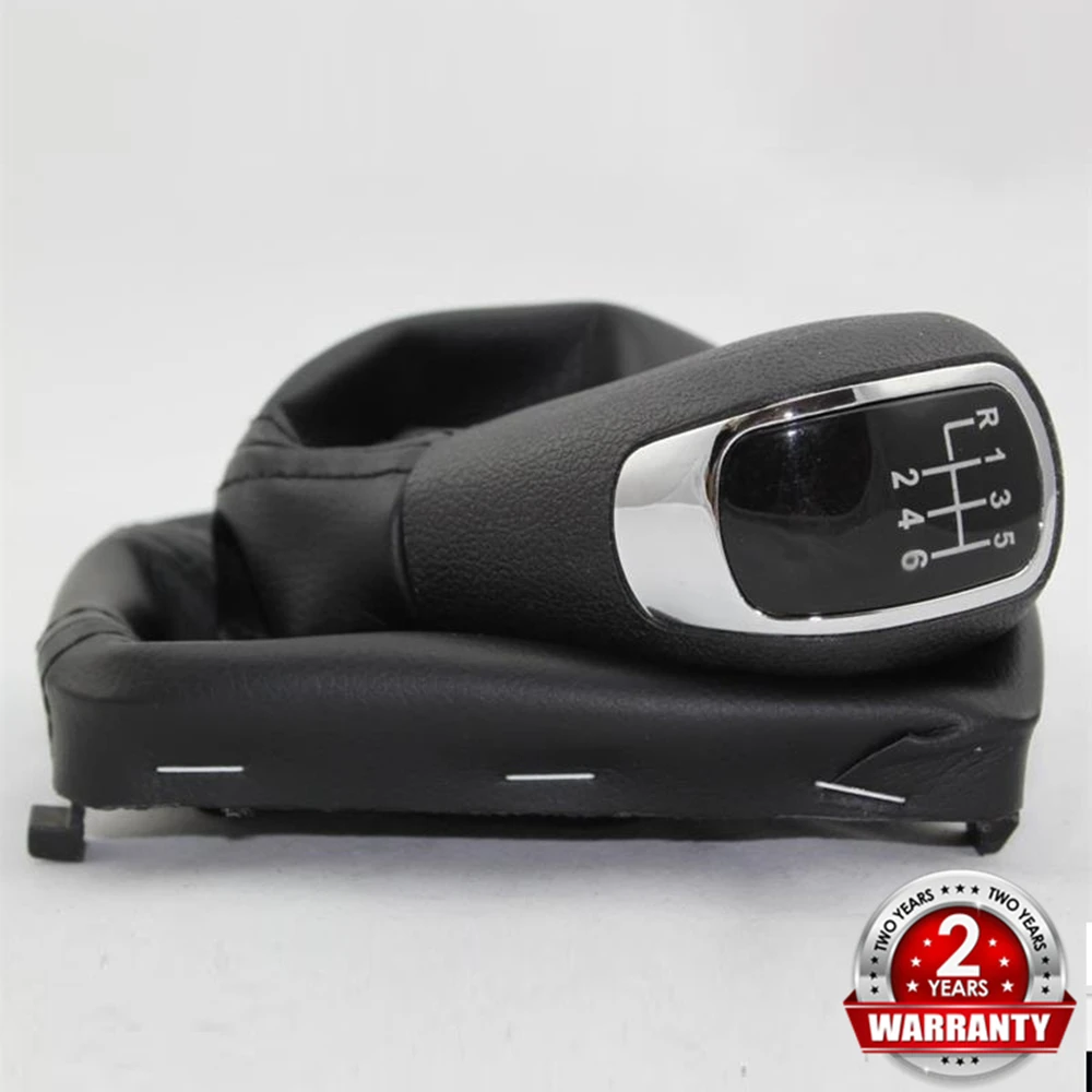 

For Skoda SUPERB MK2 II 2 2008 2009 2010 2011 2012 2013 6 Speed Car Manual Gear Stick Shift Knob With PU Leather Boot