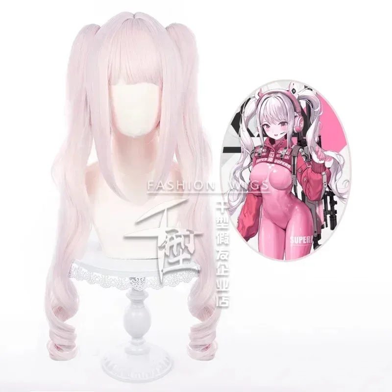 

Игра GODDESS OF VICTORY: NIKKE Alice, парик для косплея DokiDoki Alice, женский косплей, милый розовый парик с бесплатной сеткой для волос