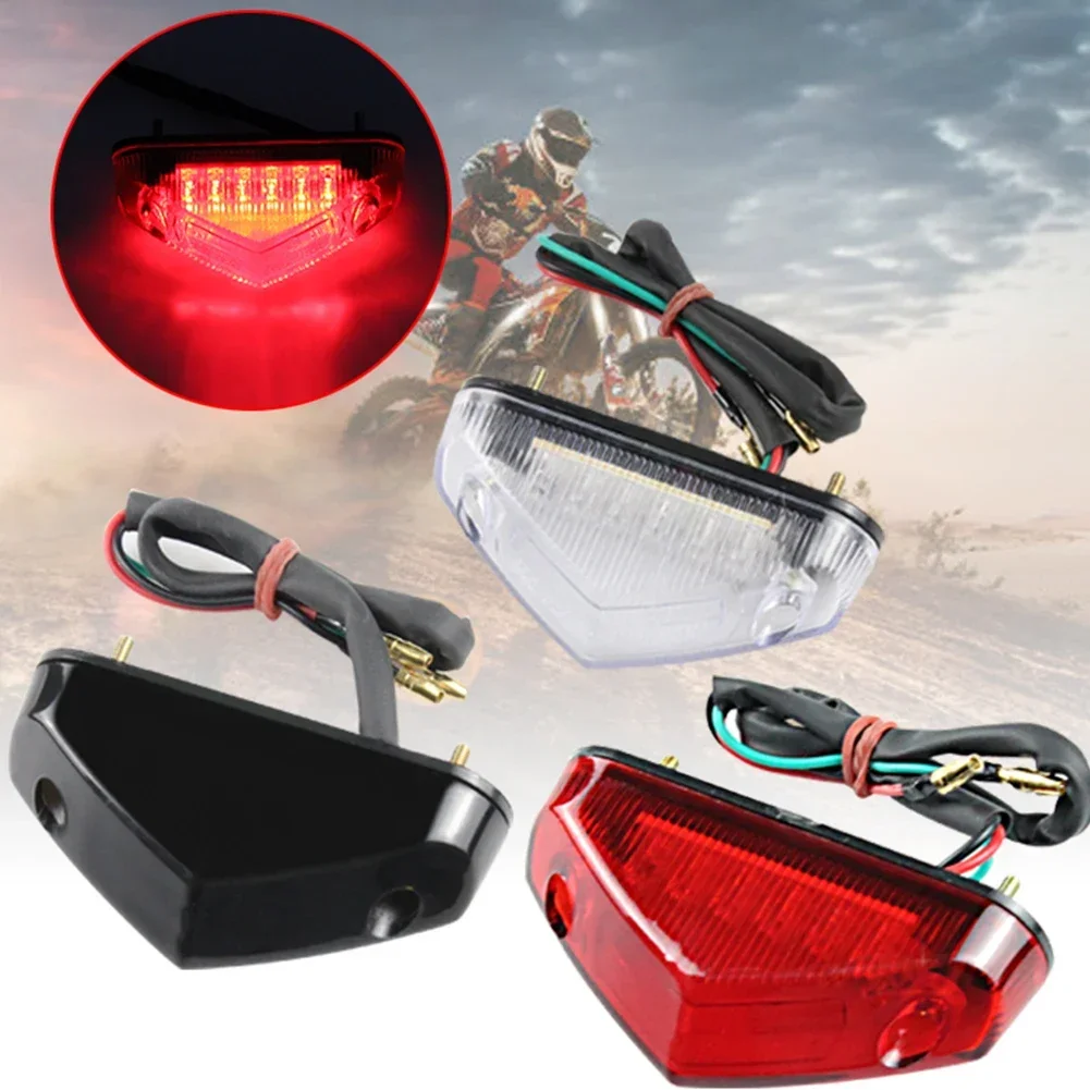 Universal DC 12V 12LED Motorcycle Light Bar Strip Brake Stop Tail Light DRL Indicators For Motorcycle Motorbike ATV Dirt Bike