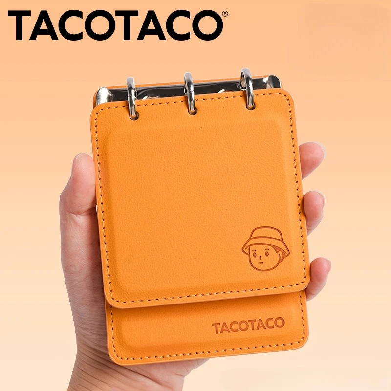 TACOTACO Mini Pocket Notebook Portable Journal Simple High Appearance Diary Planner for Student Writing Drawing Stationery Gift