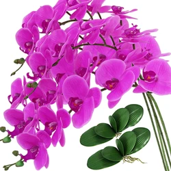9 Head Butterfly Orchid Artificial Phalaenopsis Flowers 38