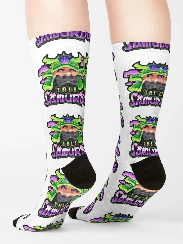 Tall Samurai Logo Socks Stockings custom sports Socks For Man Women's