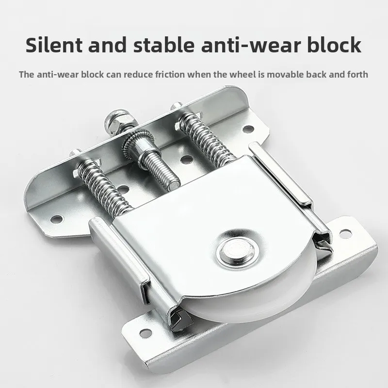 Sliding Door Roller Anti Jump Wheel Wardrobe Window Hardware Silent Heavy Duty Two Wheel Replacement Fitting
