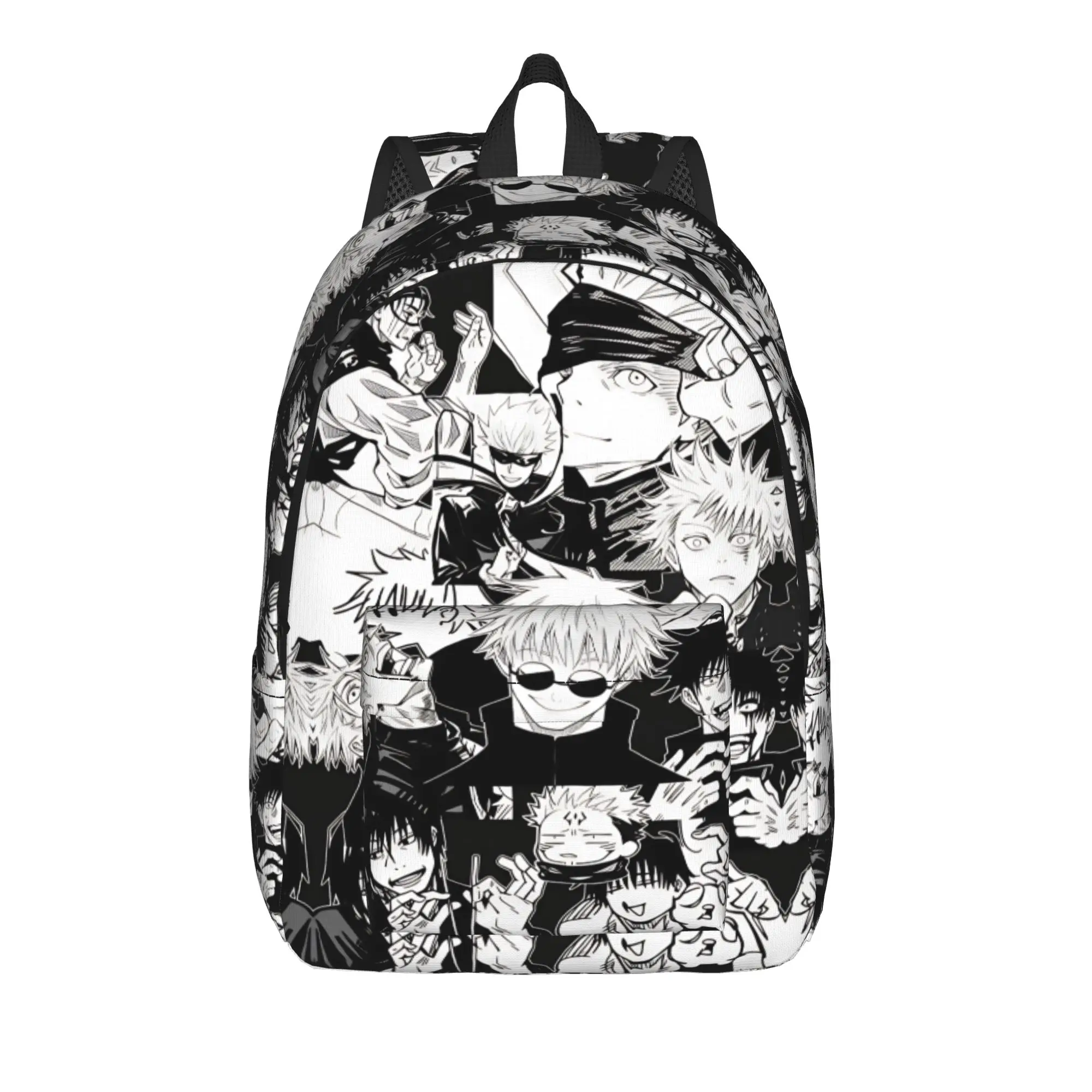 Anime Satoru Gojo Backpack Teen  Print Backpacks Polyester Casual High School Bags Workout High Quality Rucksack