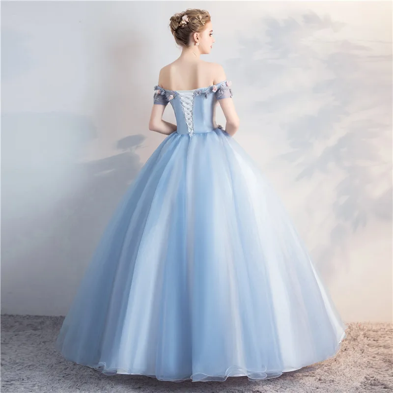 New Colorful Gauze Dress TuTu Skirt Summer One-Shoulder Long Three-Dimensional Flower Decoration Back Strap Design Dress