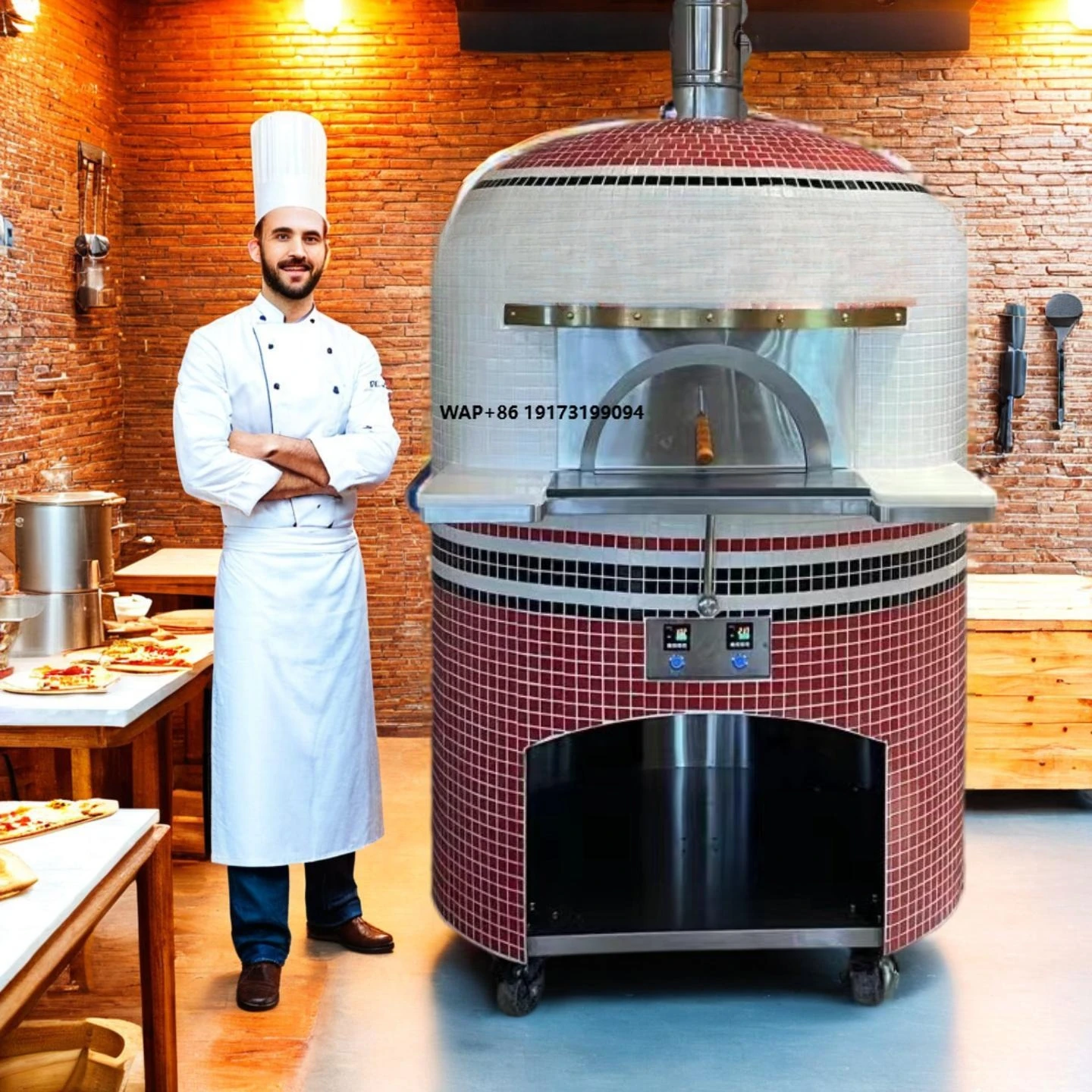 In China Naples Bbq Multi Fuel 18 32 16 Inch Electric Wood Fired Pizza Oven Gas Pizza Oven Outdoor Modular Kit with Wooden Fire
