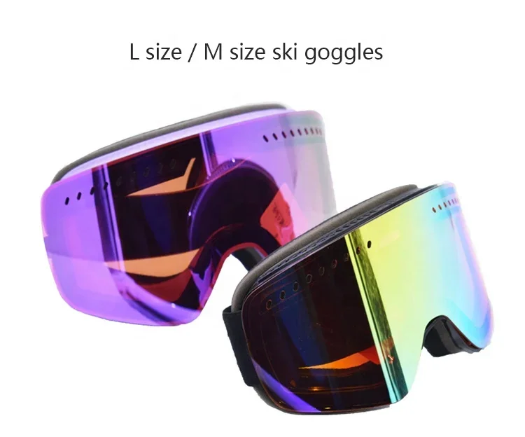 Óptico Ski Goggles com Lente Espelho, Óculos De Esqui, Óculos De Neve, Corrida e Esqui Óculos, Logotipo Personalizado, Nova Chegada